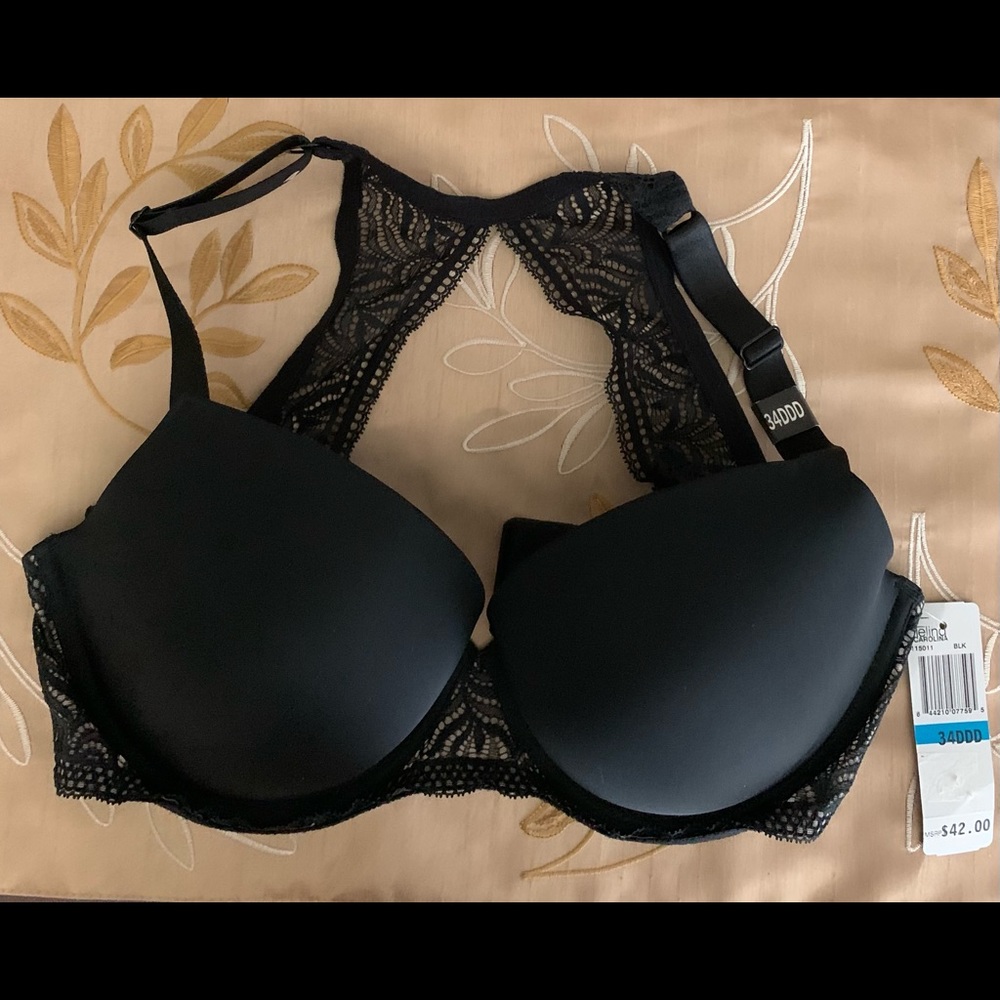 Felina Racer back bra.  34DDD